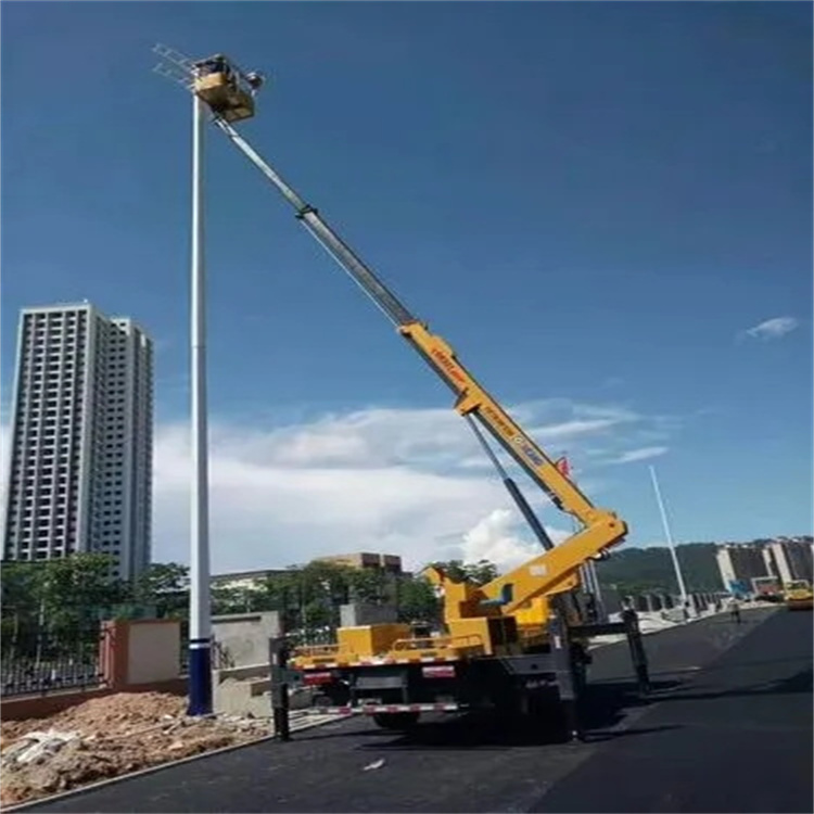 淄博维修路灯的曲臂升降车出租